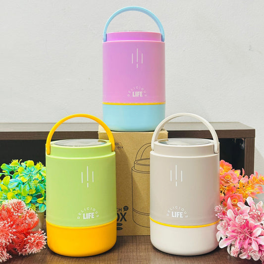 Delicious life 3 container stainless steel lunch box